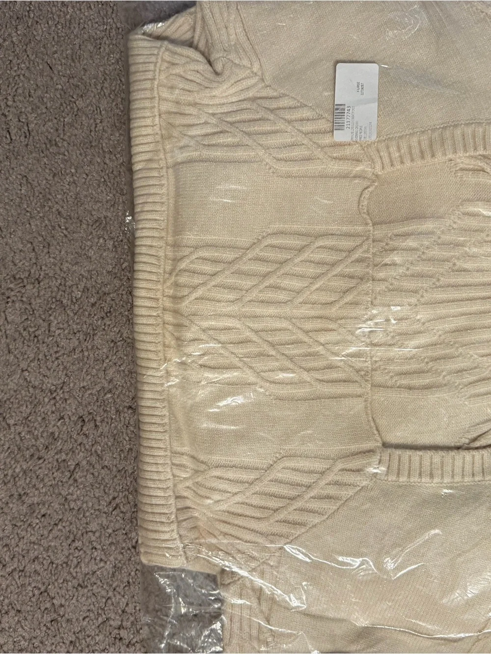 Free People cable knit